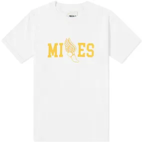 Miles Track T-Shirt in White