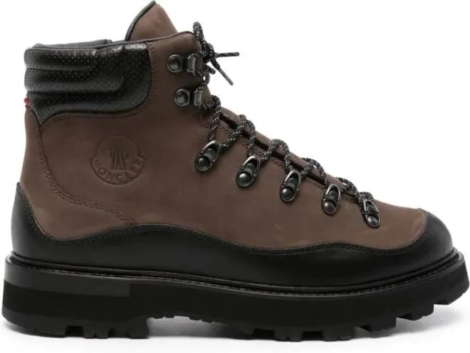 Brown Moncler Peka Trek Hiking Boots