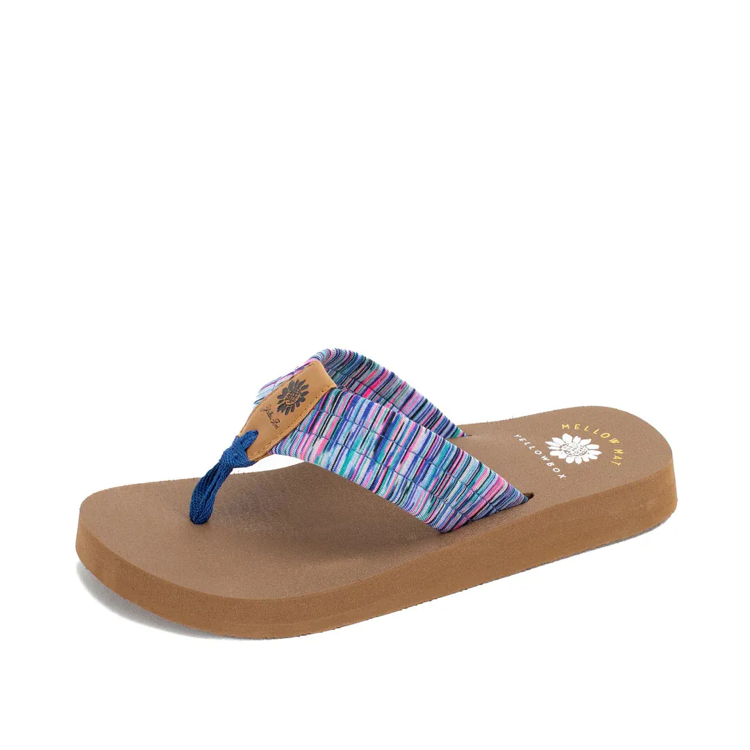 Nadia Blue Multi Flance Sandal Flip Flop