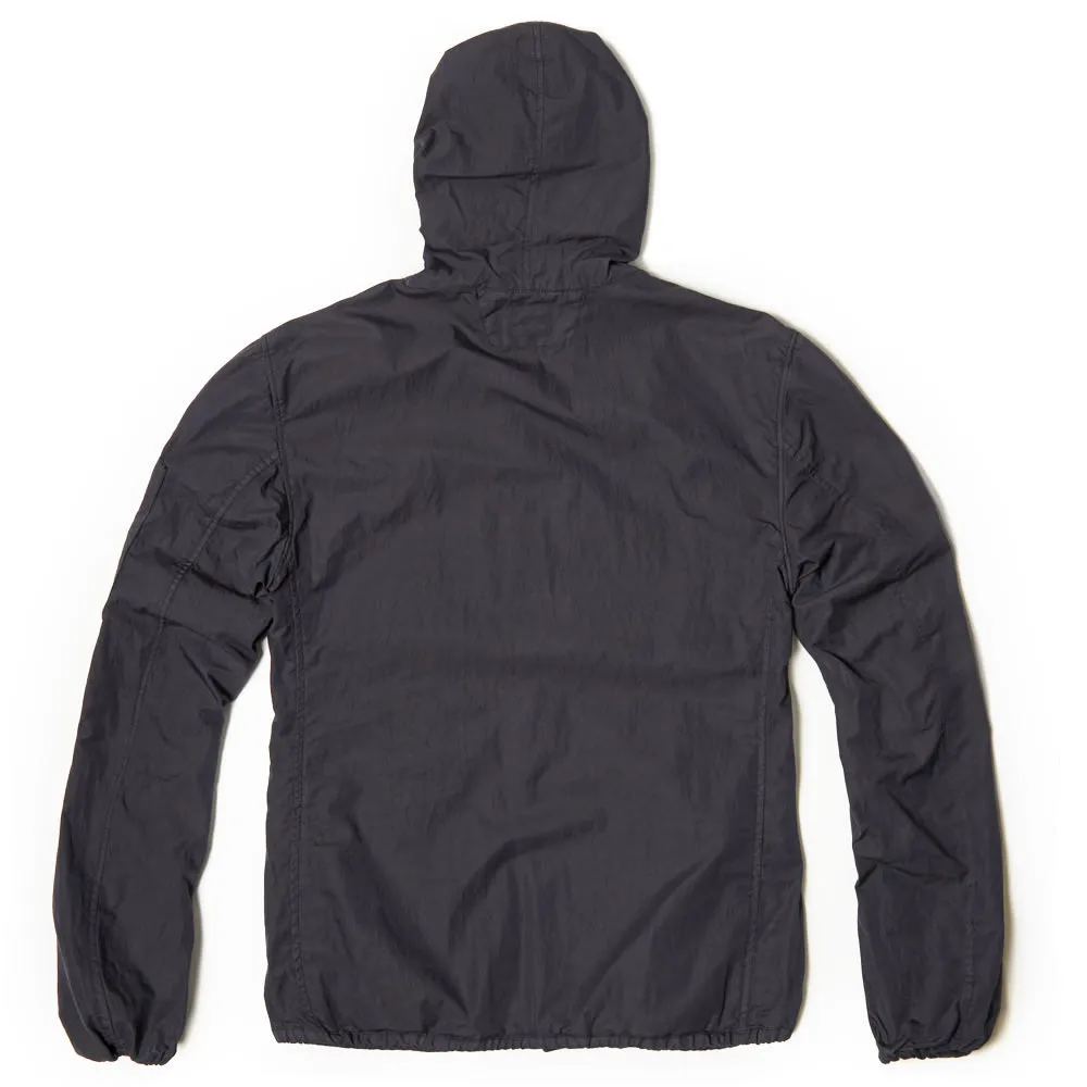 Lightweight Navy Jacket with Hood and Watch Viewer