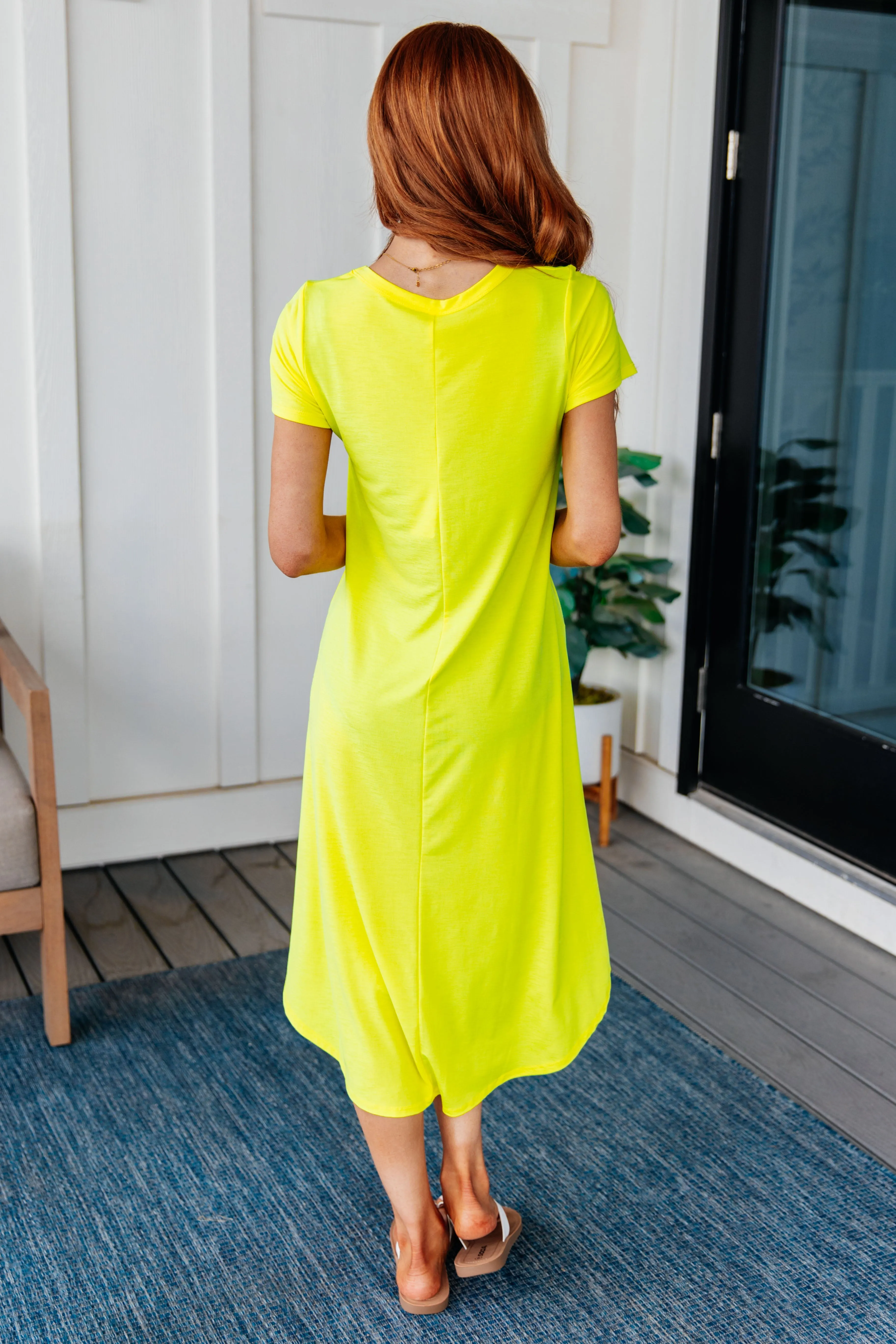 Neon Yellow Maxi Dress