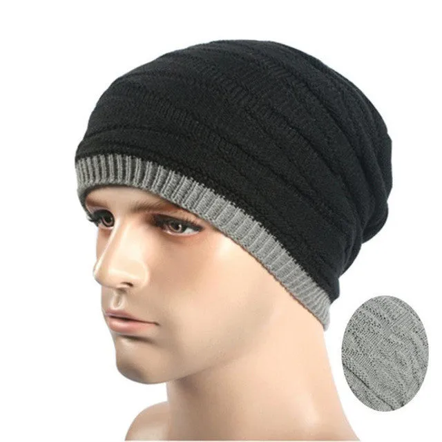 Cool Knitted Wool Mens Hat Men Hats GS