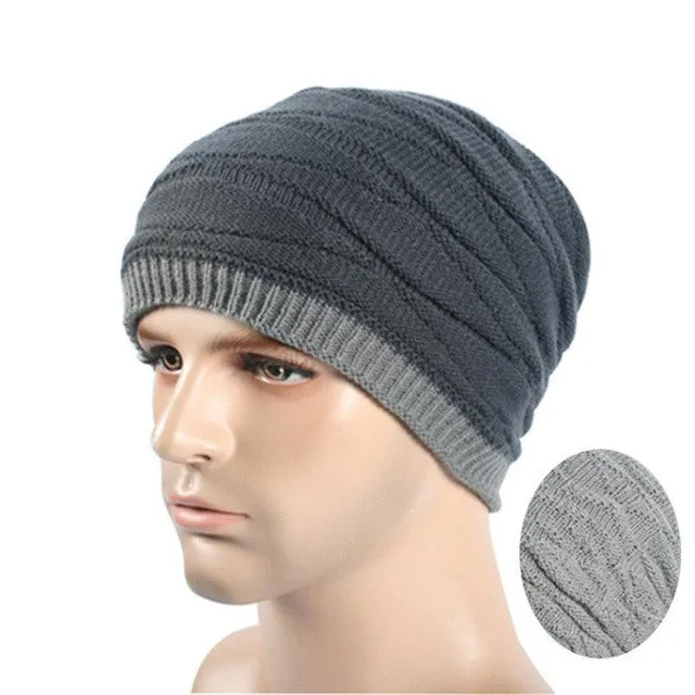 Cool Knitted Wool Mens Hat Men Hats GS