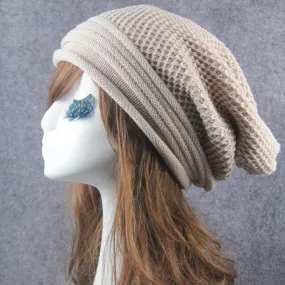 Womens Beanie Hat Knit Warm Skullies Beanies Gorros