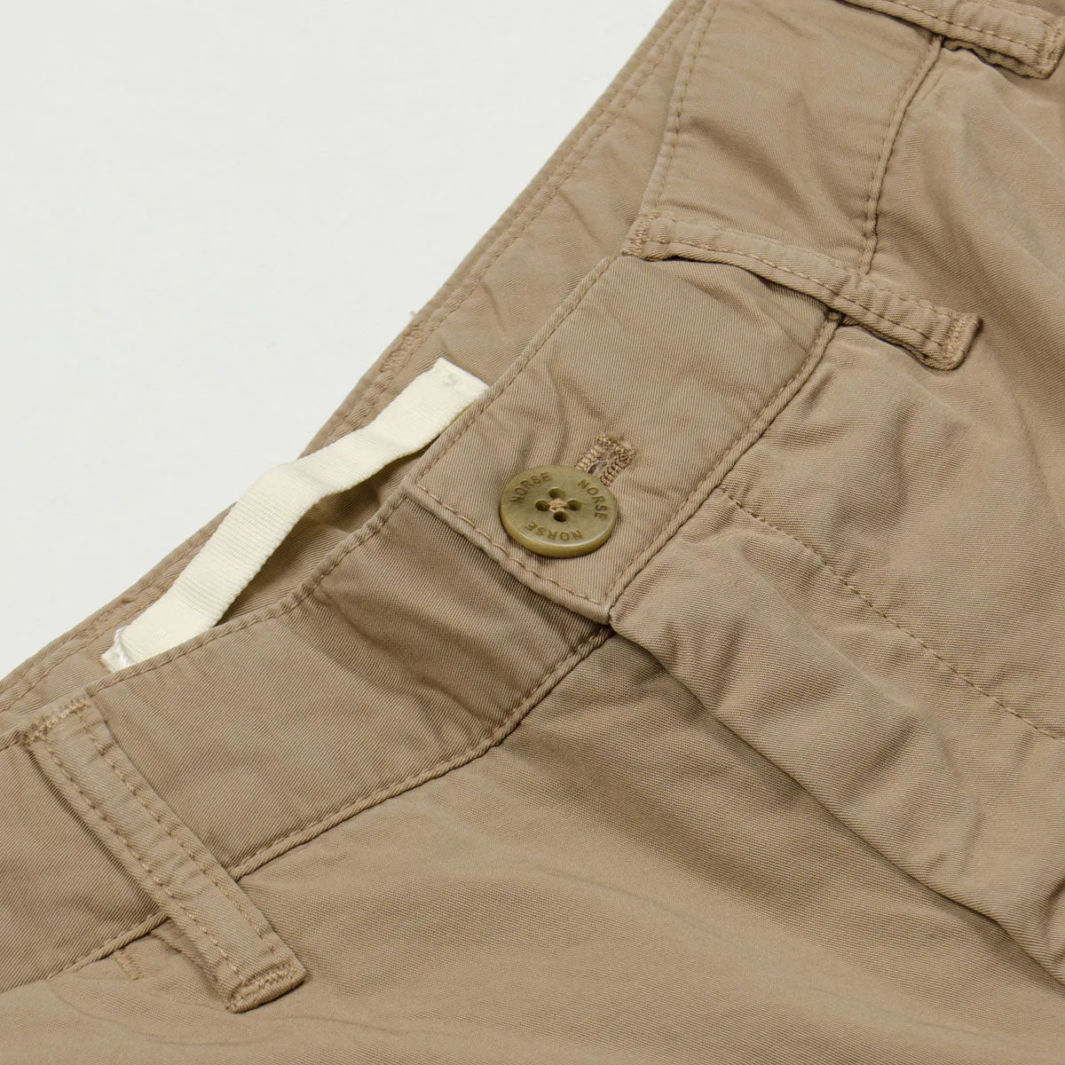 Norse Projects Aros Light Twill Chinos Utility Khaki