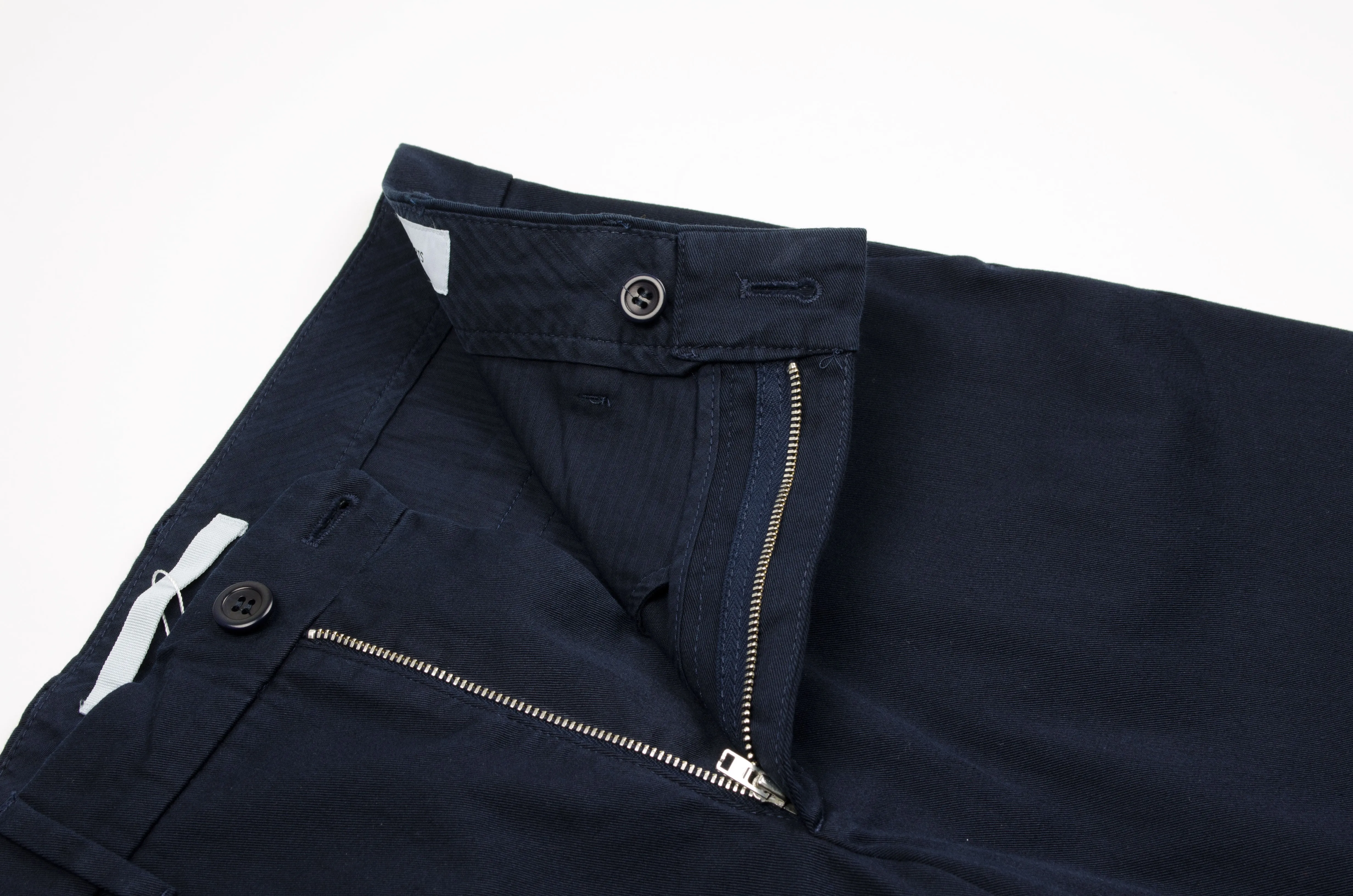 Norse Projects Dark Navy Aros Regular Light Stretch Chinos