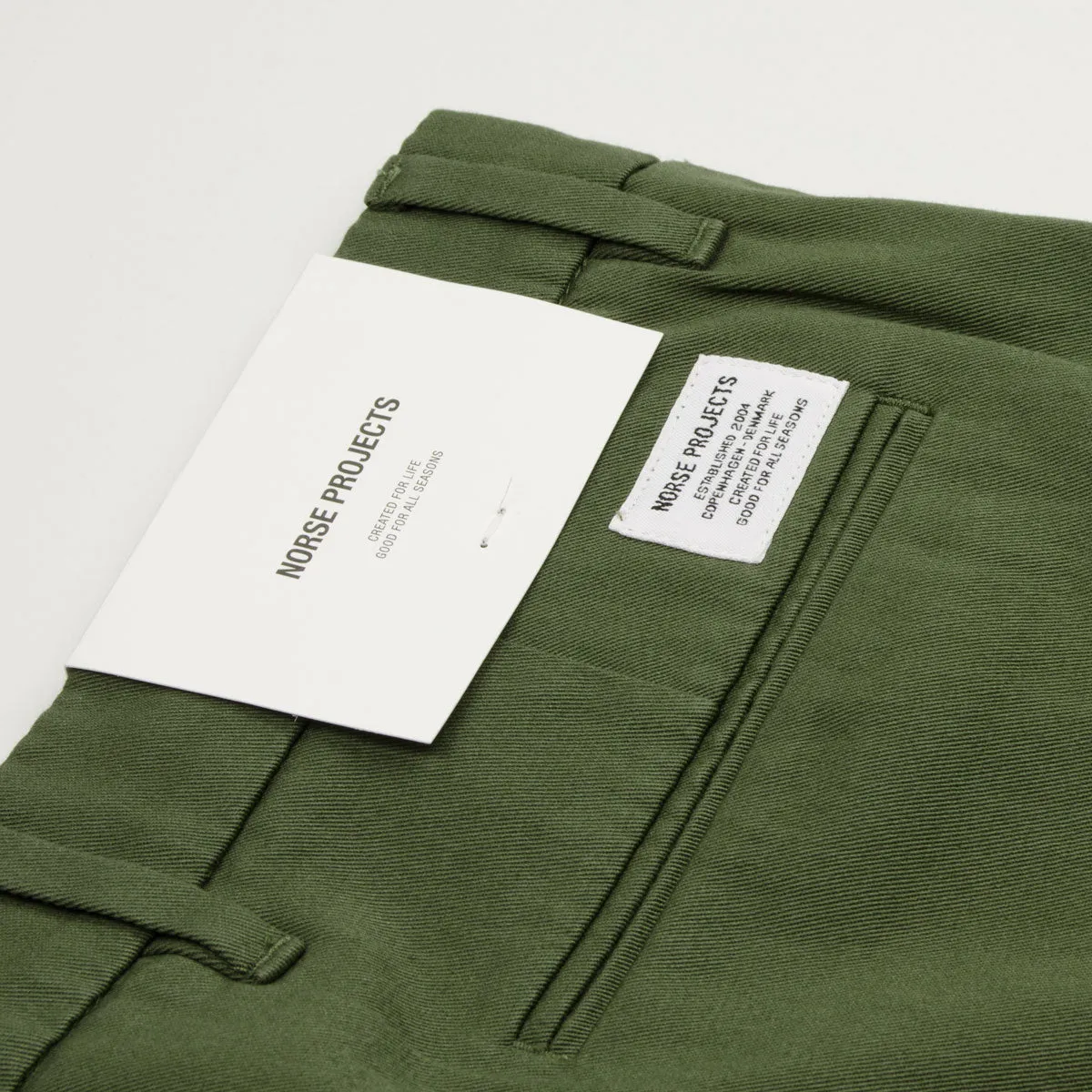 Aros Regular Light Stretch Chinos Ivy Green