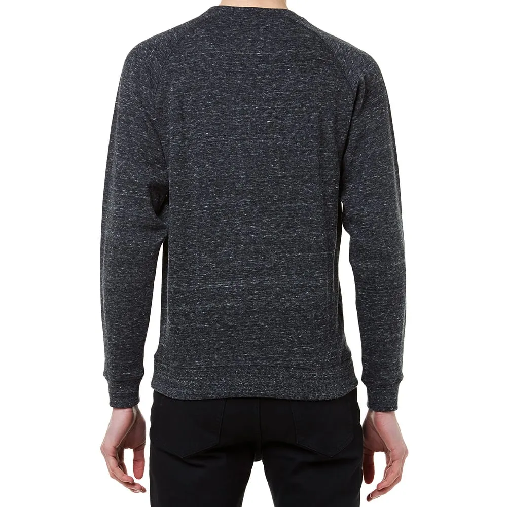 Ketel Wool Crew Knit Sweat - Grey Melange