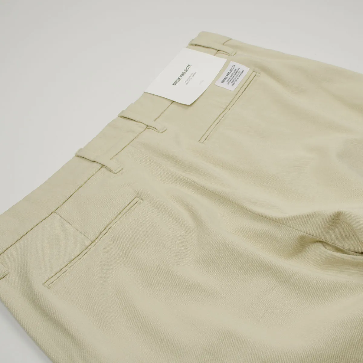 Norse Projects Oatmeal Aros Regular Light Stretch Chinos