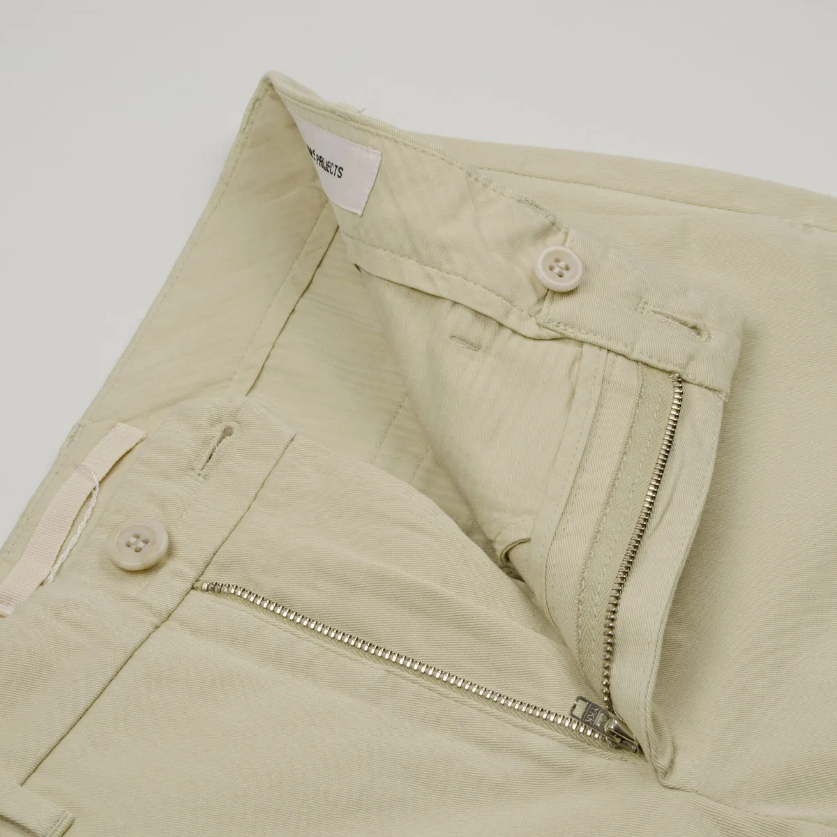 Norse Projects Oatmeal Aros Regular Light Stretch Chinos