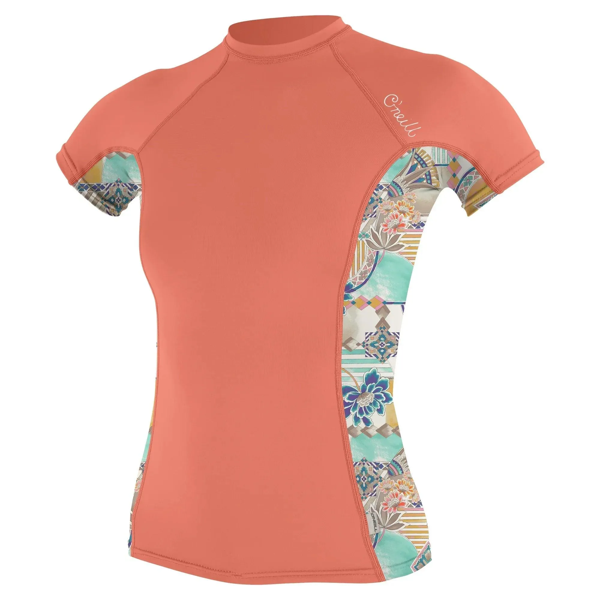 Side Print S/S Rash Guard Nectar Zephora for Women