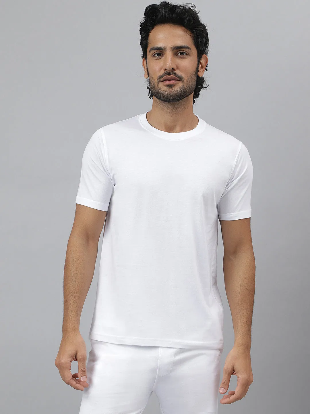 Pack of 3 Daily Essential Crew Neck White T-shirts