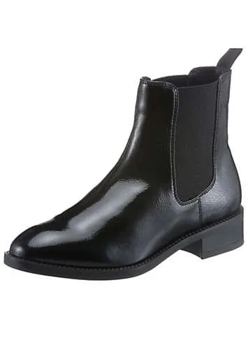 Patent Chelsea Boots by Tamaris