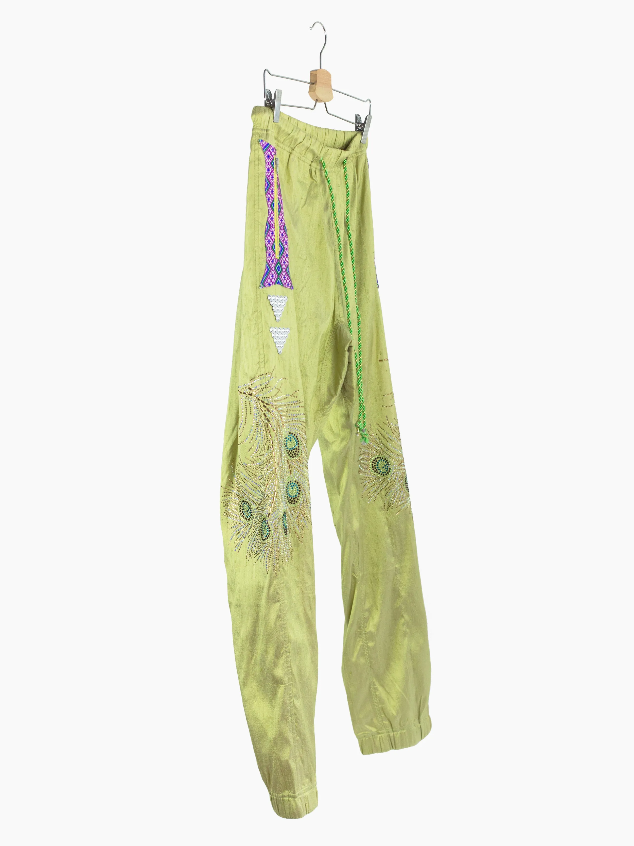 Penultimate AW21 Thai Silk Embellished Track Trousers