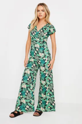 Petite Print Jumpsuits