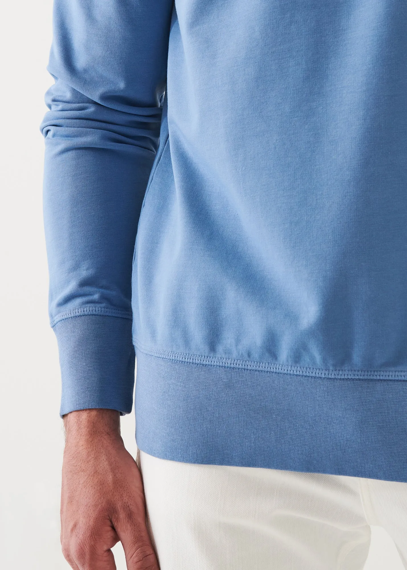 Soft Wash French Terry Sweatshirt in Pima Cotton