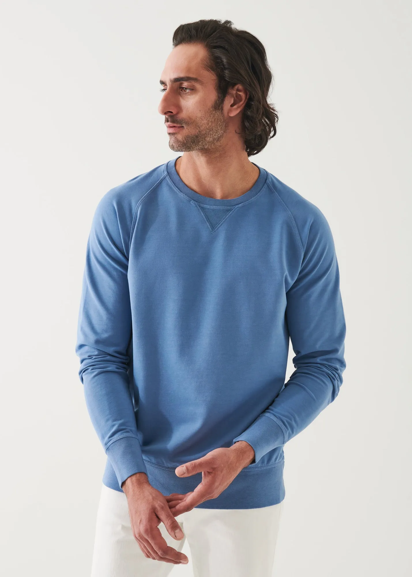 Soft Wash French Terry Sweatshirt in Pima Cotton