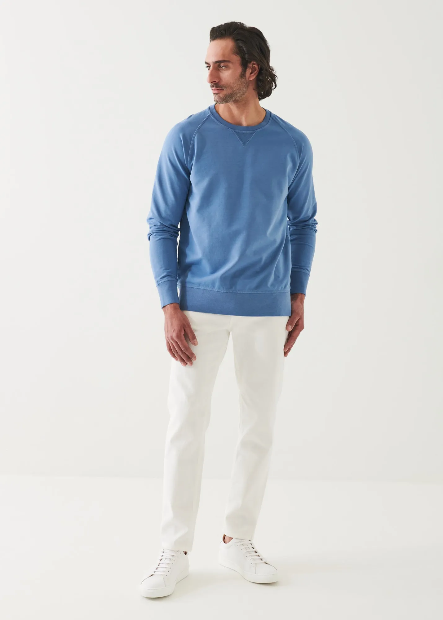 Soft Wash French Terry Sweatshirt in Pima Cotton