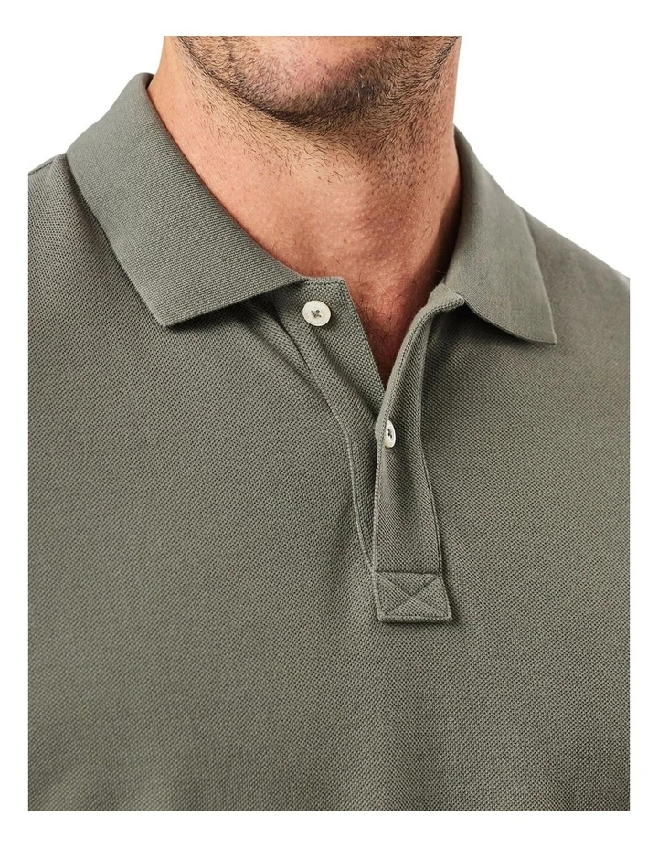 Pique Polo Shirts in Green