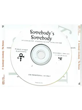 Prince Somebody's Somebody CD Single 1997