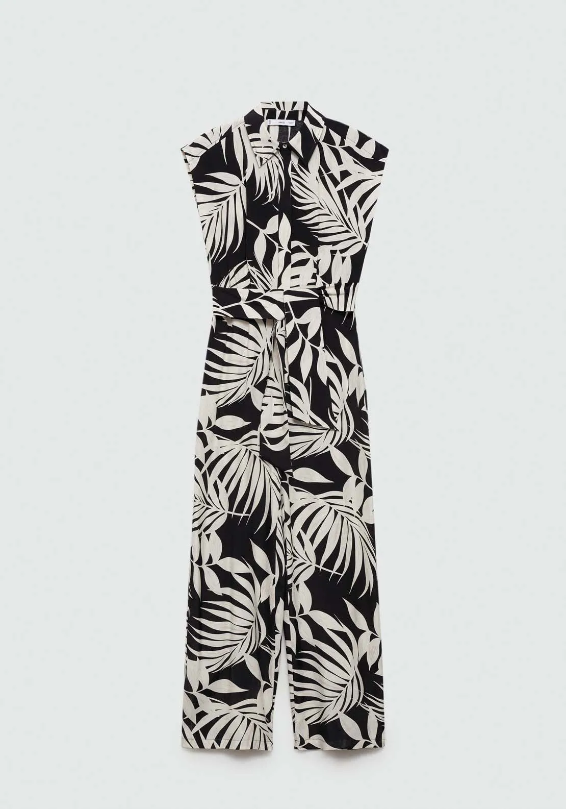 Jumpsuit with Printed Bow