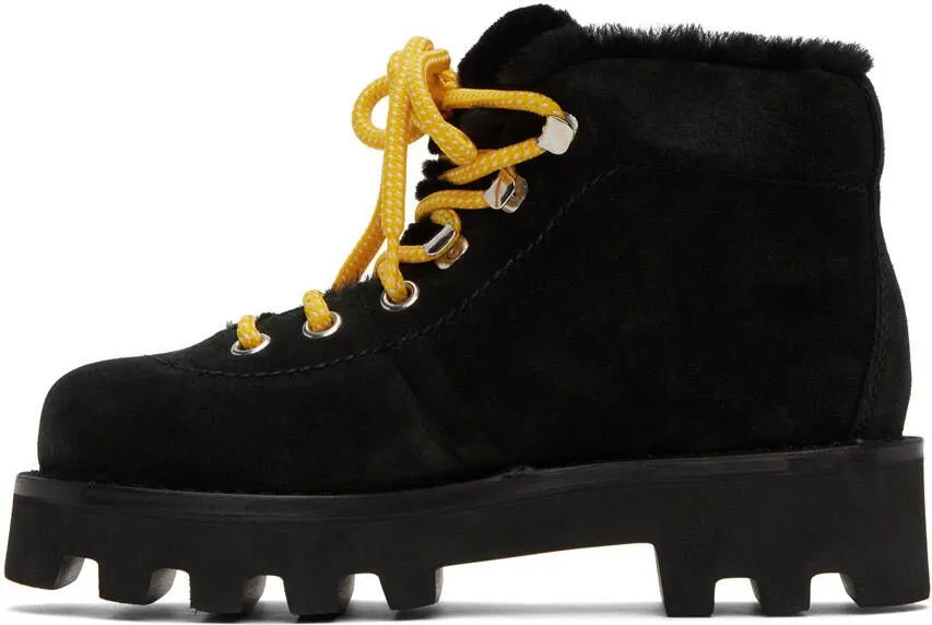 Proenza Schouler Black Suede Boots