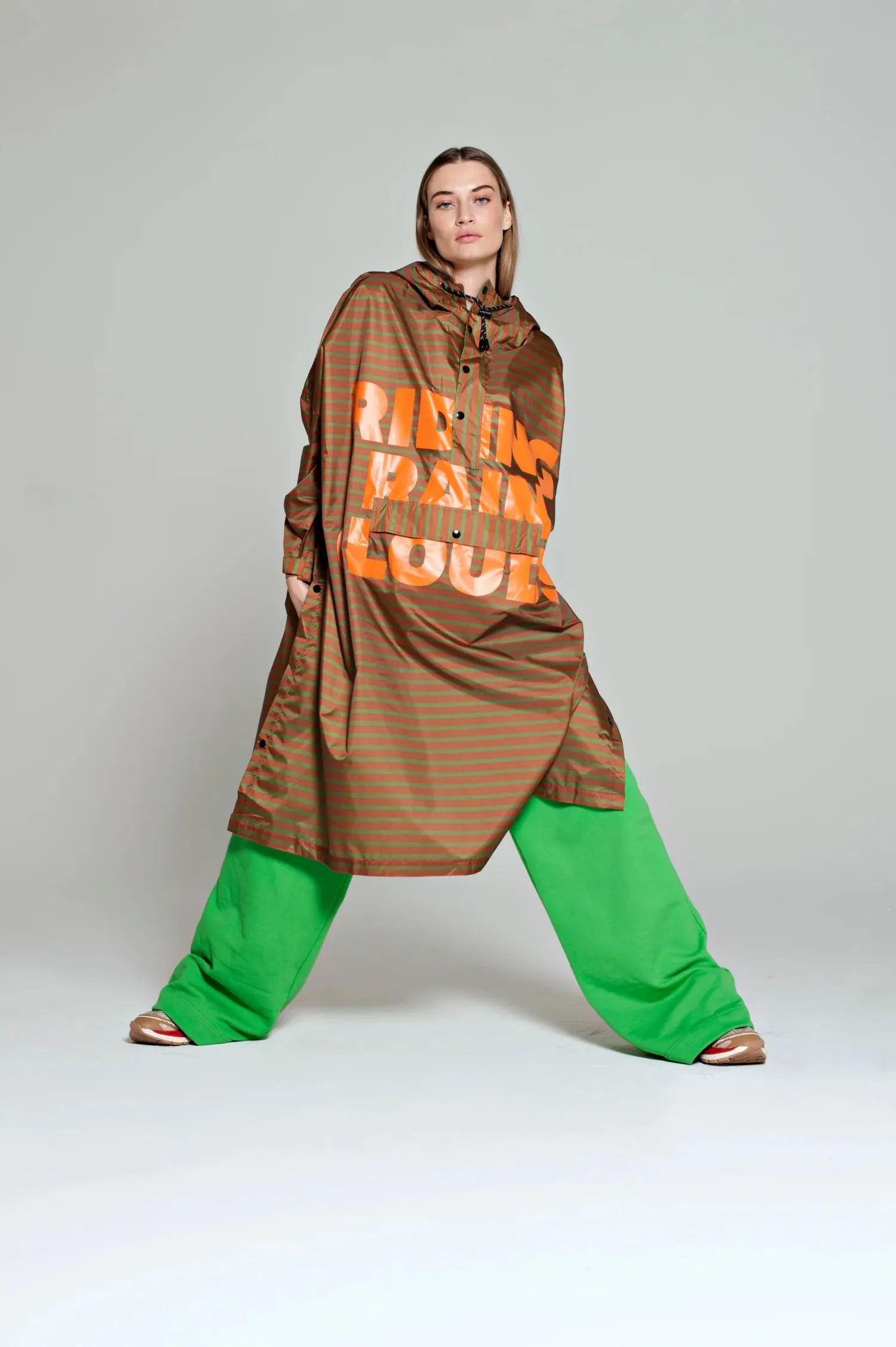 Eco-Friendly Rainkiss Unisex Poncho - Green