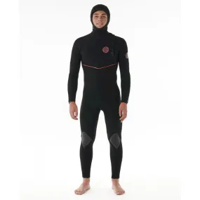 Flashbomb Fusion 5/4 mm Hooded Zip Free Surfing Wetsuit - Men