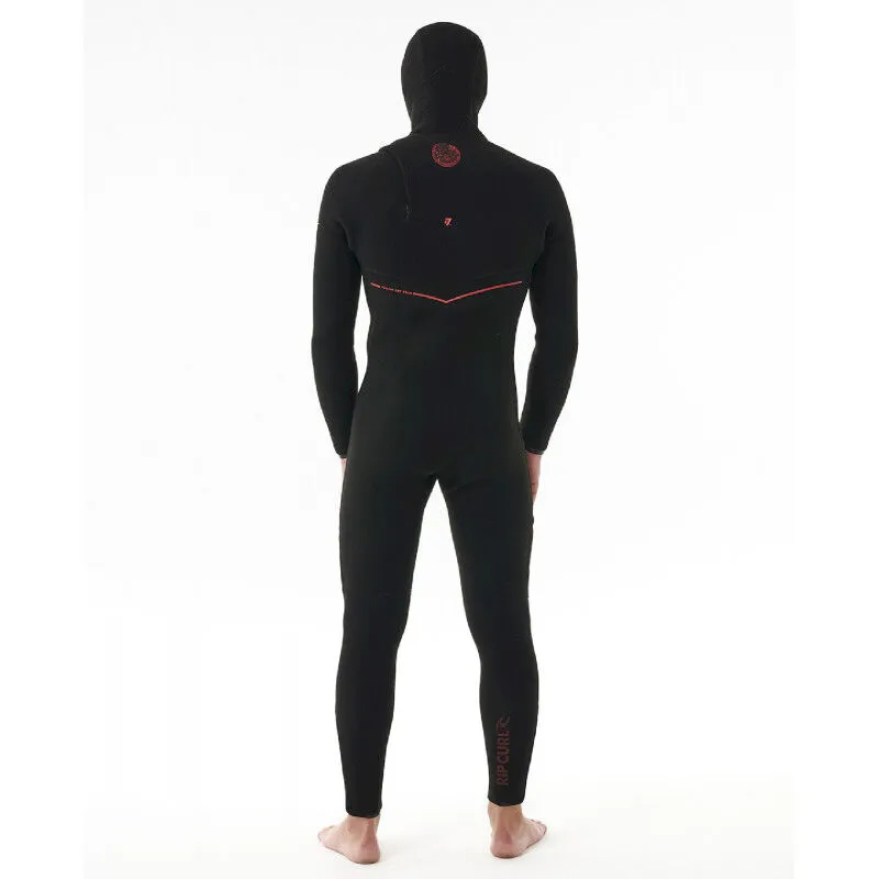 Flashbomb Fusion 5/4 mm Hooded Zip Free Surfing Wetsuit - Men