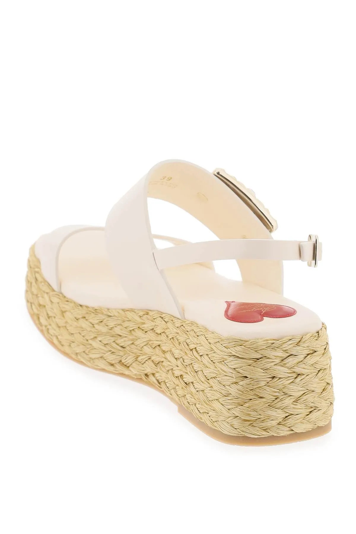 Roger Vivier Crystal Buckle Espadrilles RVW73438780BSS CIRE