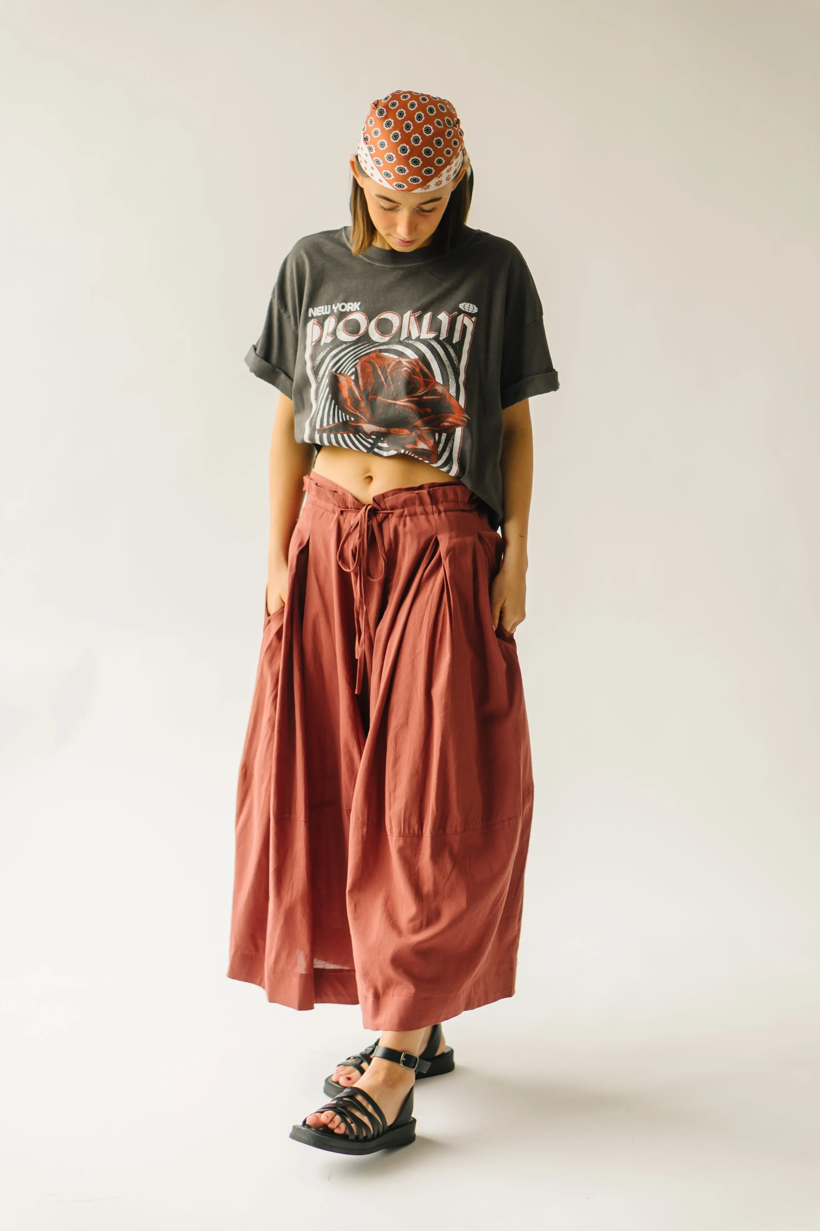 Wide Rust Colored Pants