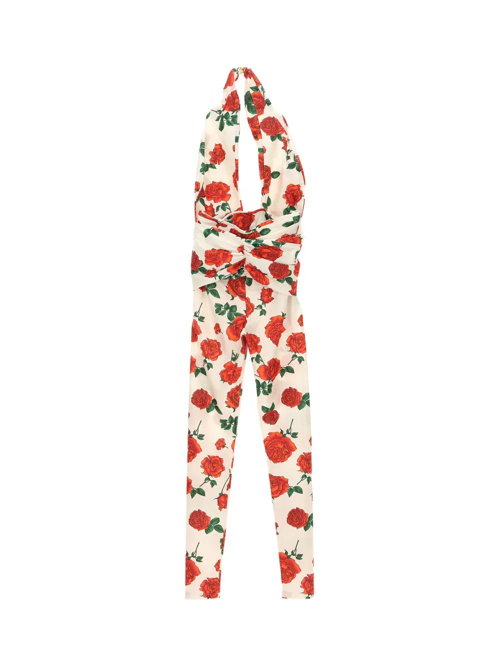 Floral Printed Sleeveless Jumpsuit by Saint Laurent