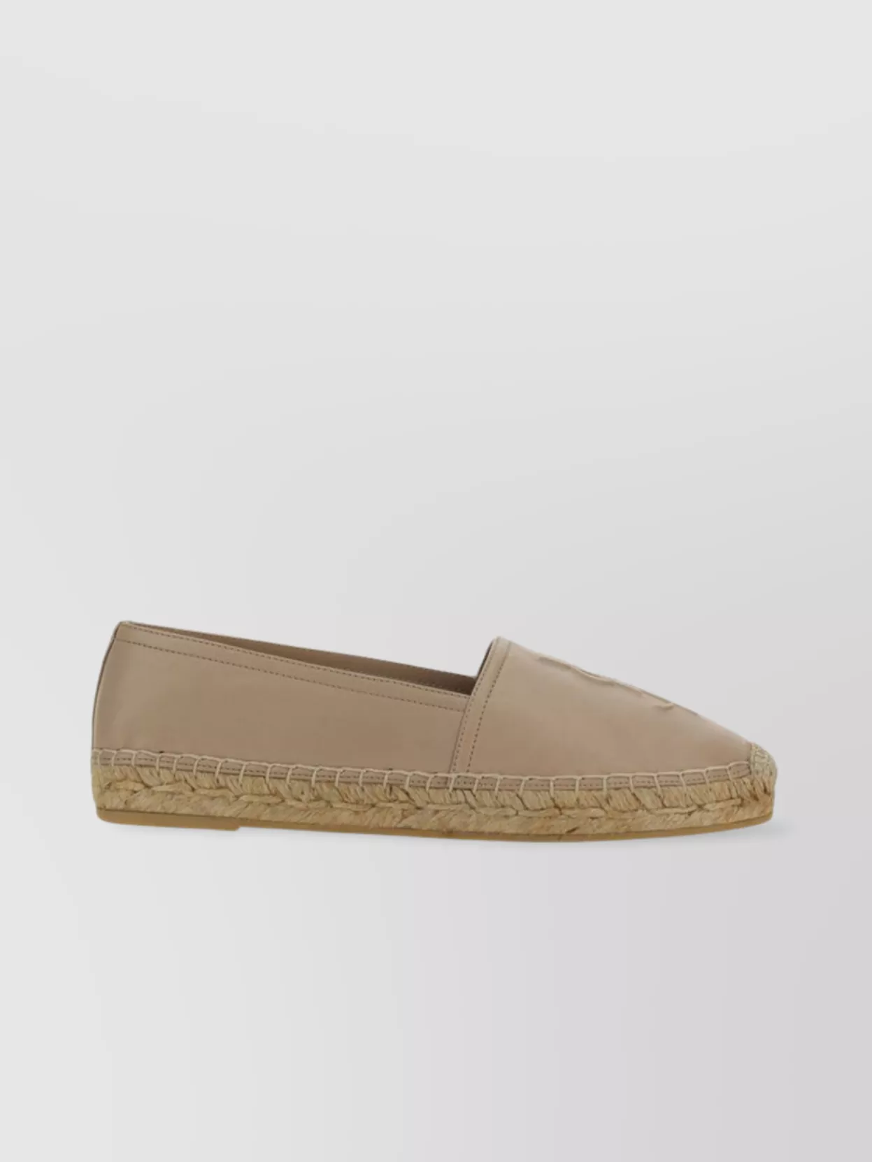 Saint Laurent Lambskin Espadrilles with Rope Sole