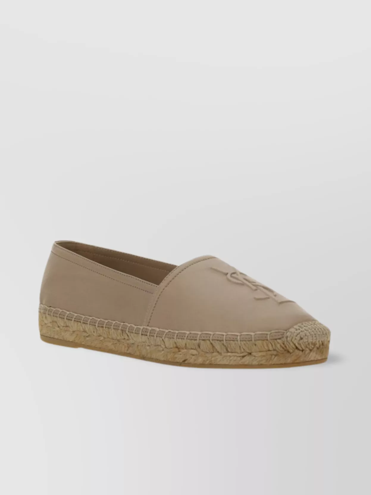 Saint Laurent Lambskin Espadrilles with Rope Sole