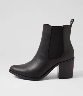 Samantha Black Chelsea Boots by VERALI