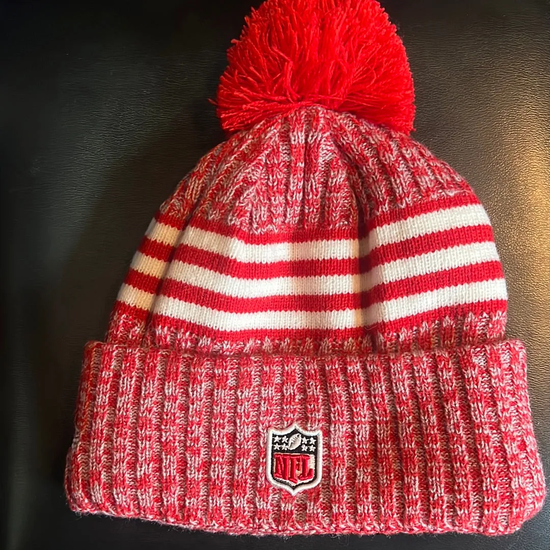 San Francisco 49ers NFL Pom Pom Beanies