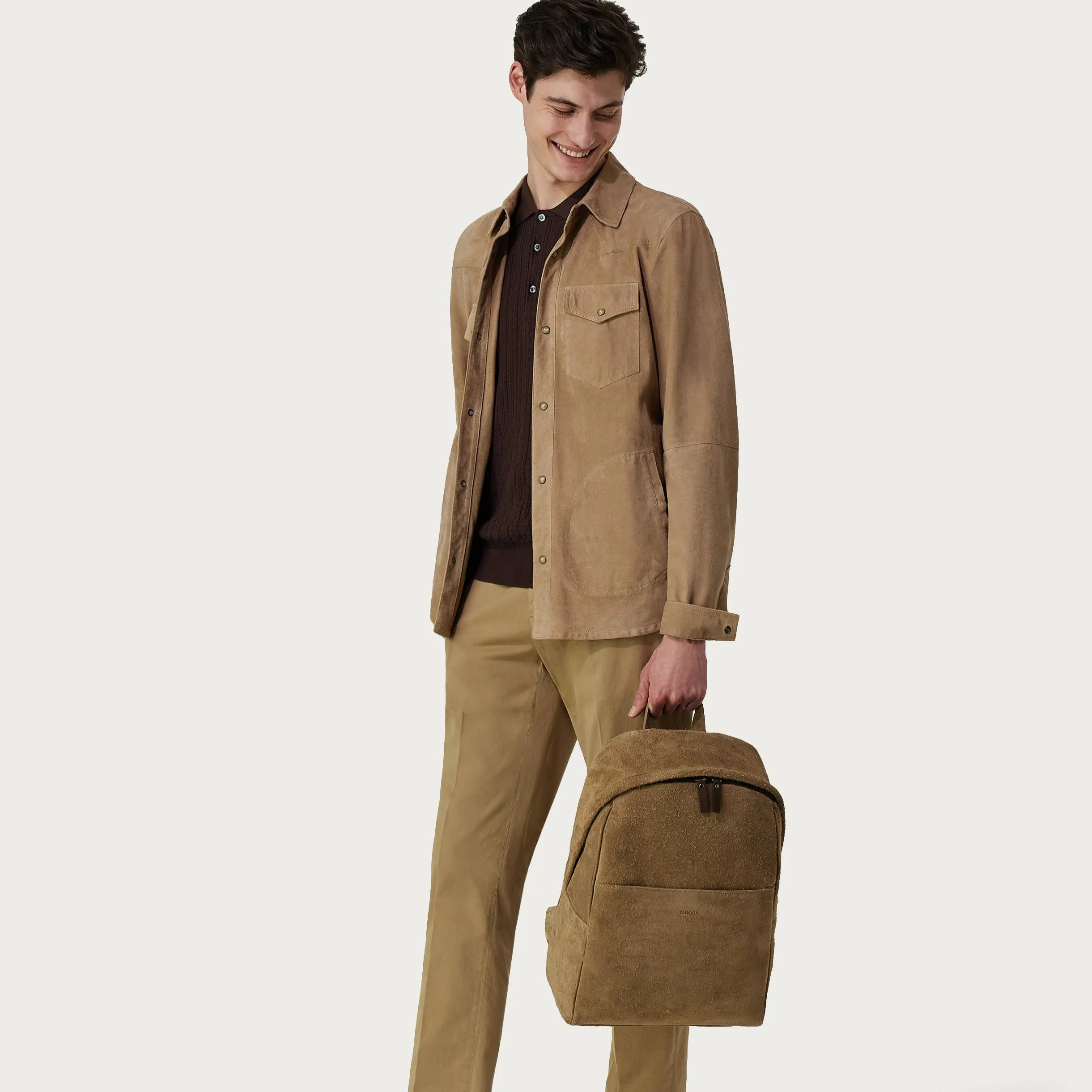 Men's Sand-Colored Chinos