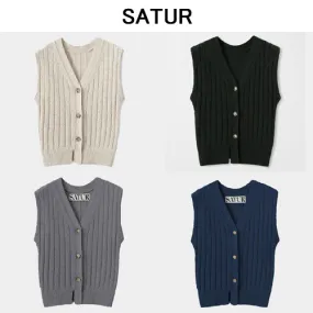 Saturn Street Style Logo Cardigans