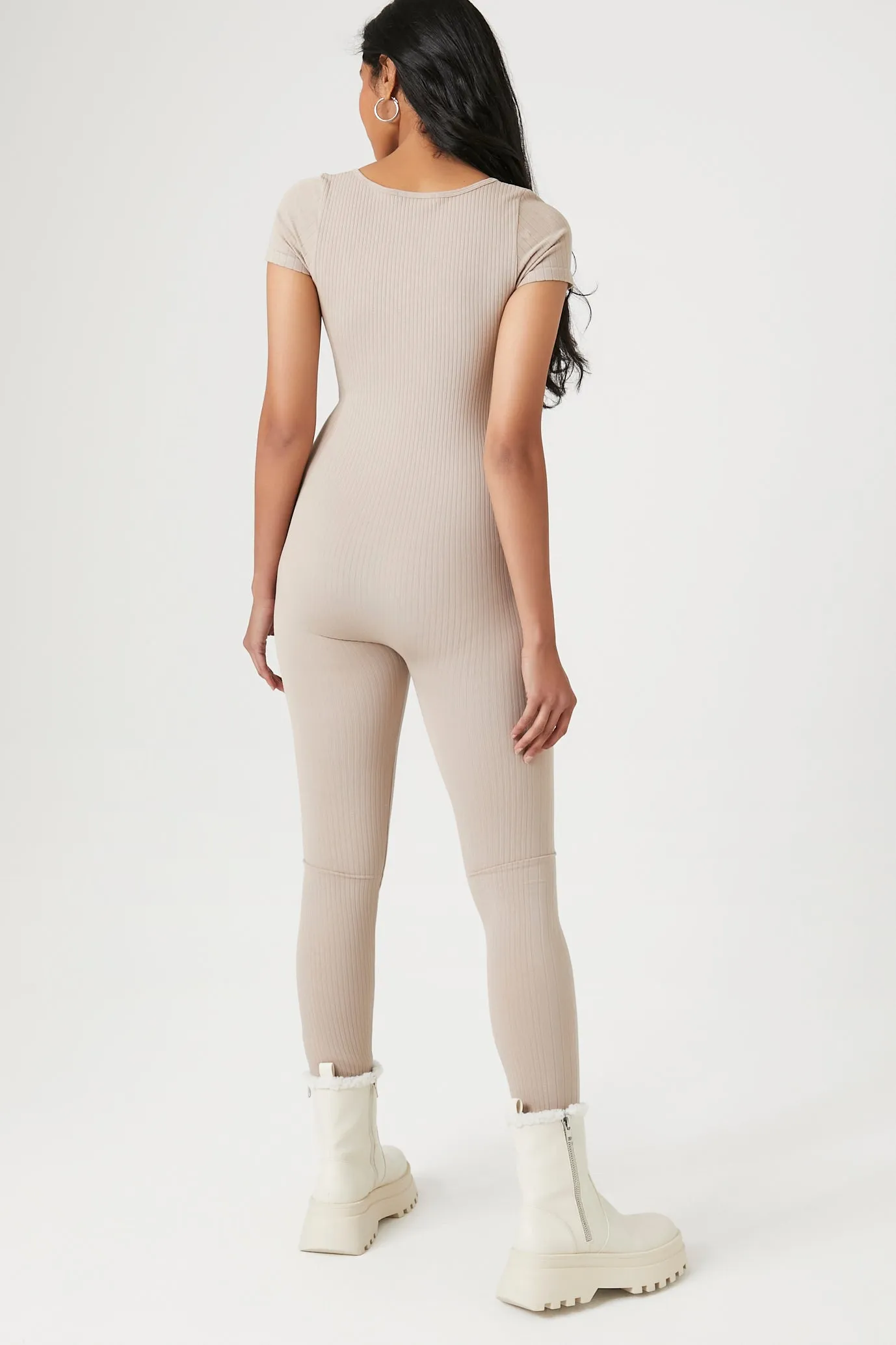 Seamless Short Sleeve Jumpsuit