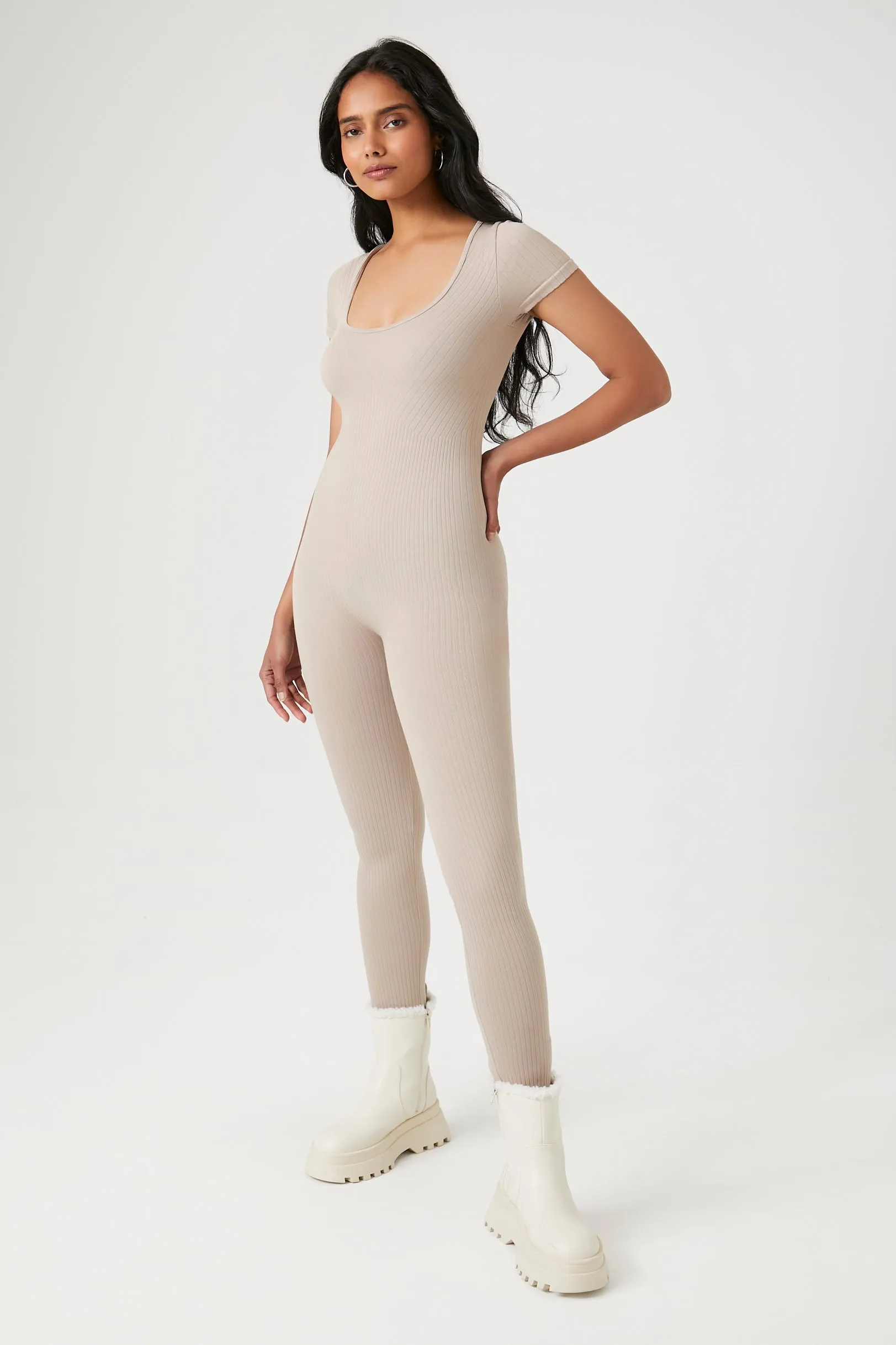 Seamless Short Sleeve Jumpsuit