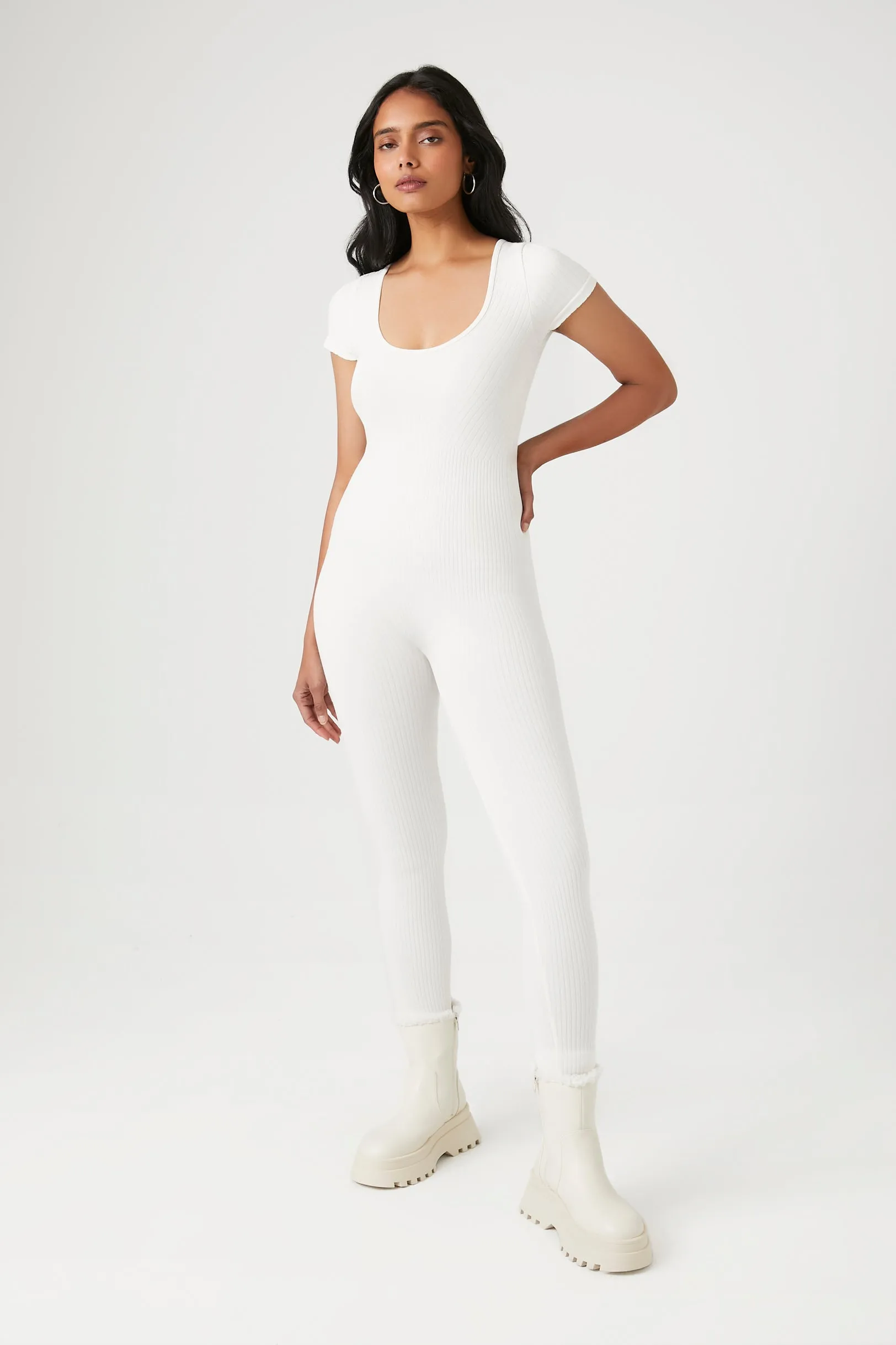 Seamless Short Sleeve Jumpsuit