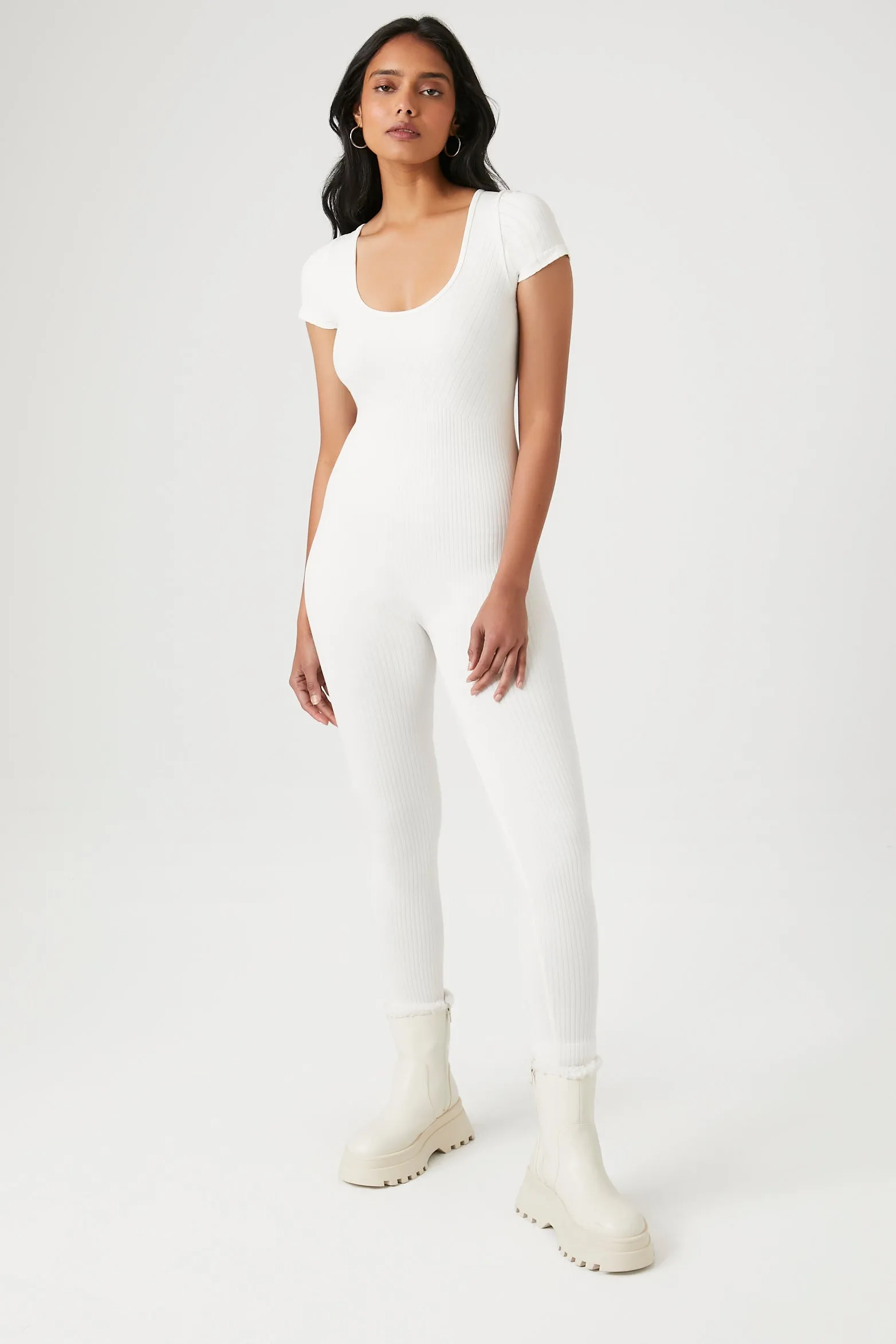 Seamless Short Sleeve Jumpsuit