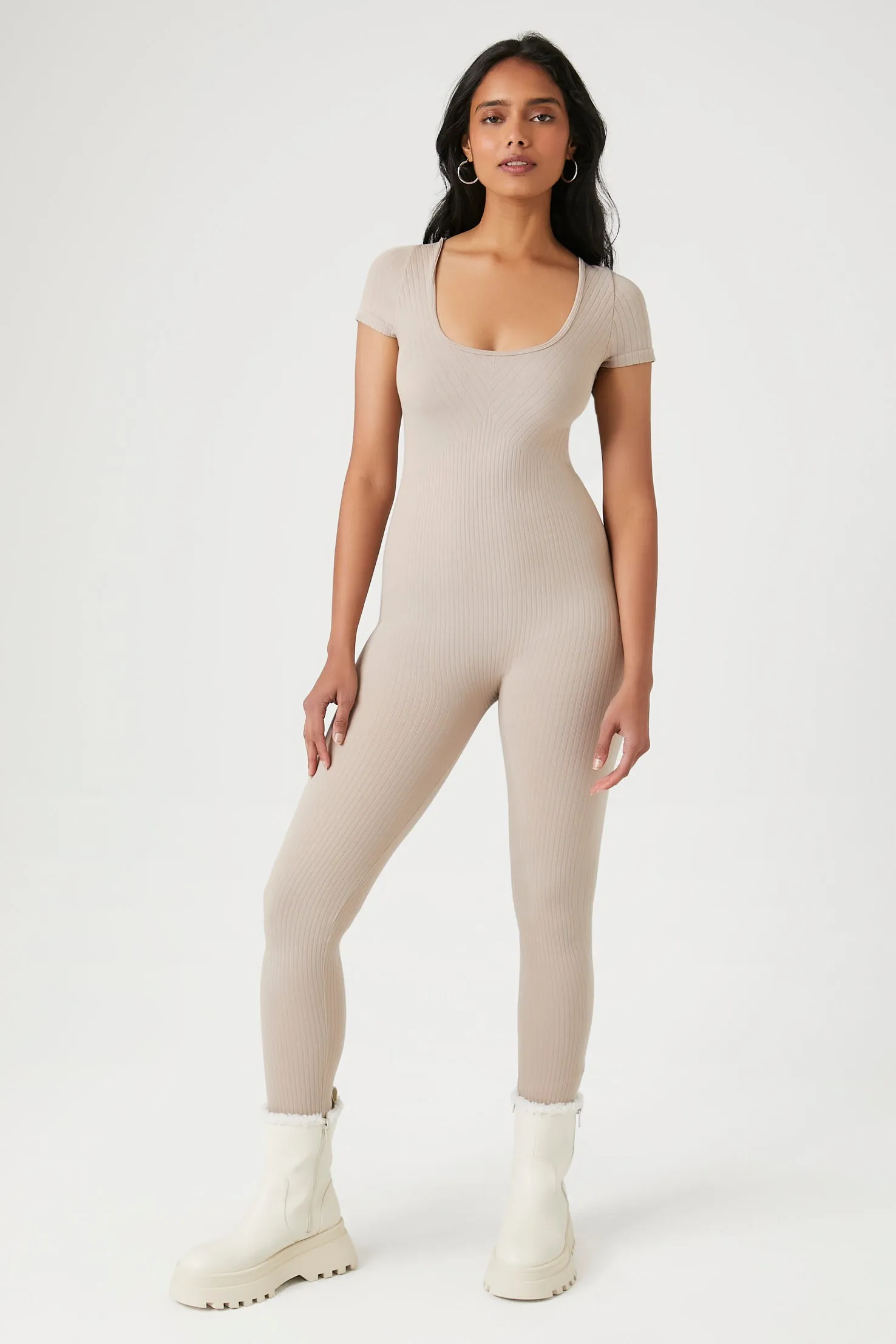 Seamless Short Sleeve Jumpsuit