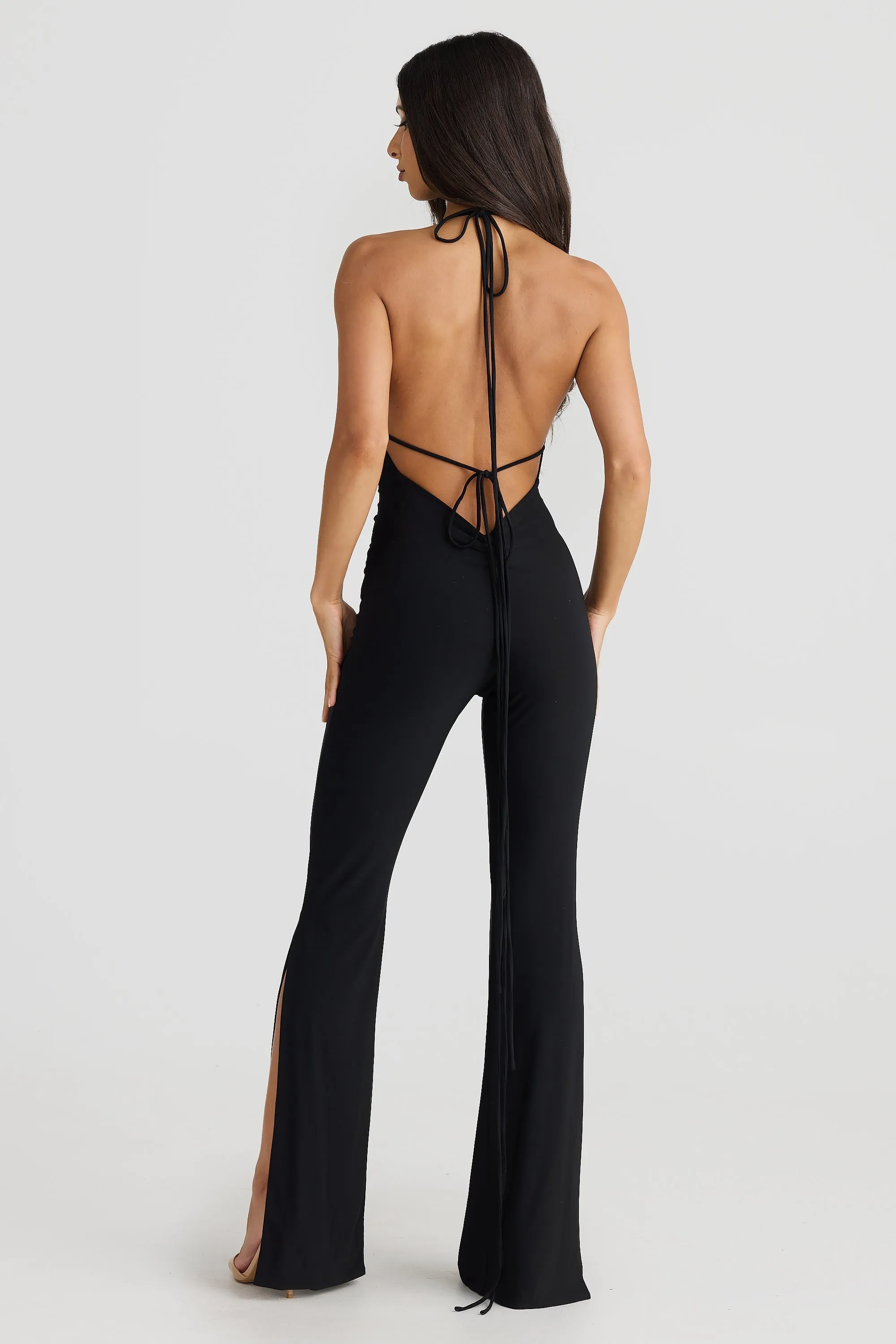 Black Selene Jumpsuit with Multi-Way Design