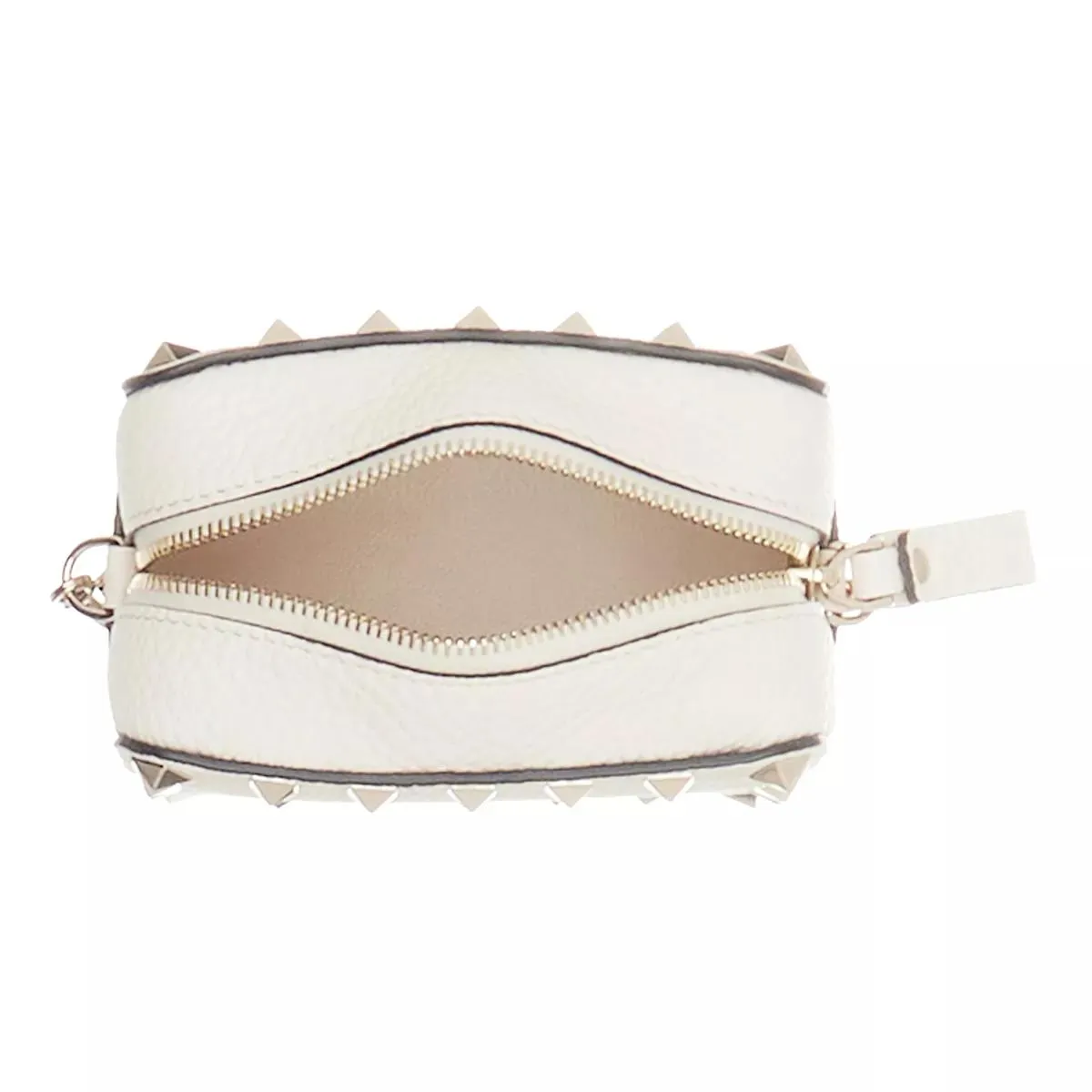 chic Valentino Garavani White Leather Logo Shoulder Bags