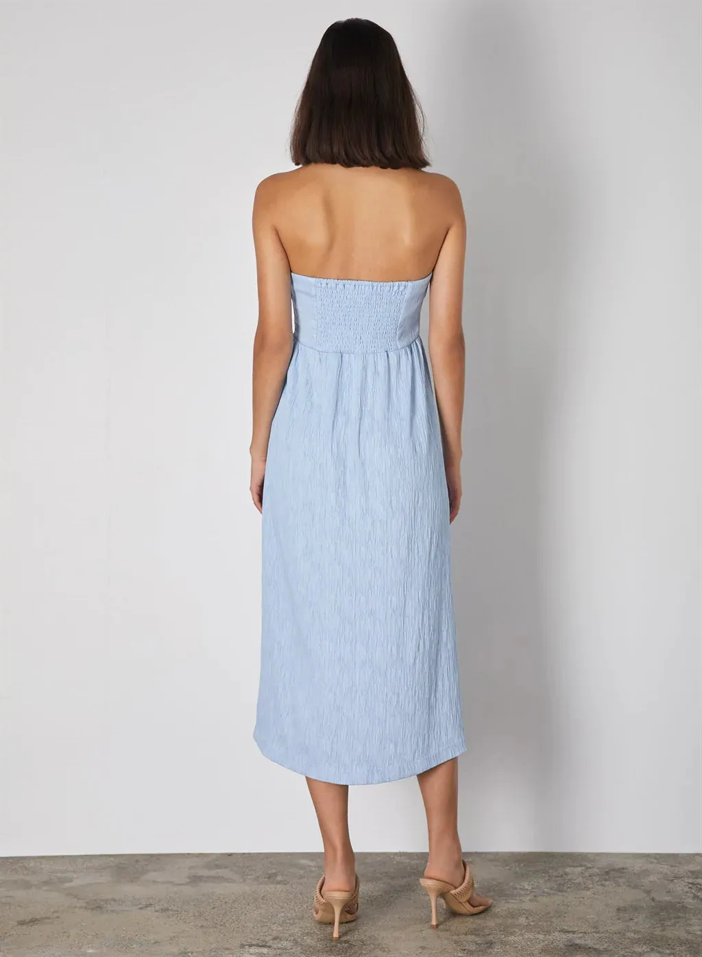 Sky Blue Strapless Ikaria Dress