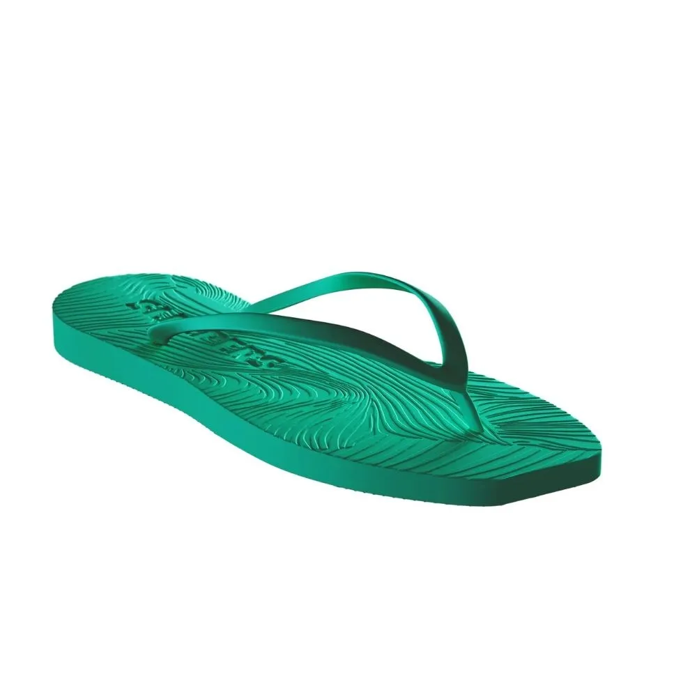 Sleepers Tapered Flip Flop Emerald Green 41/8