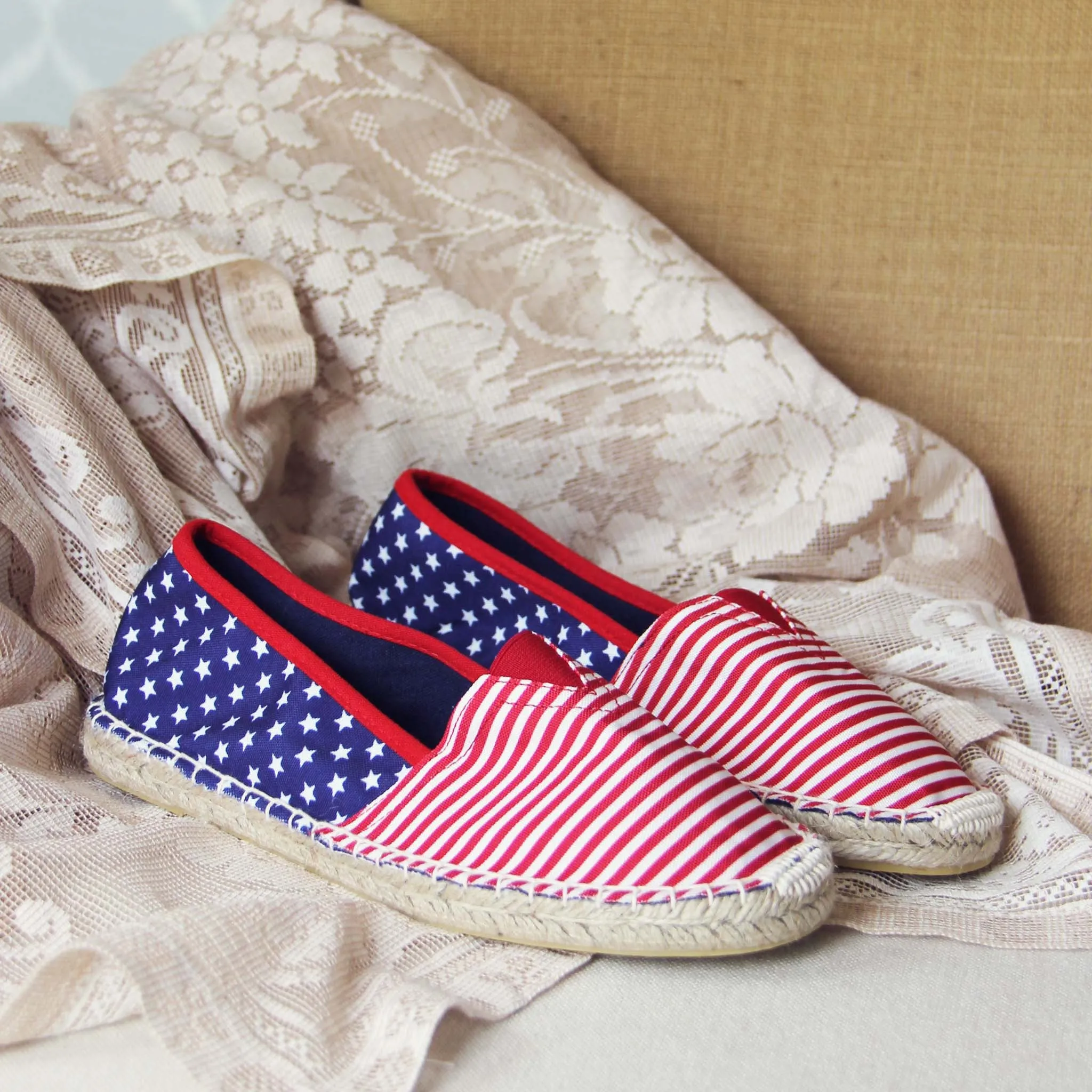 American Flag Espadrilles