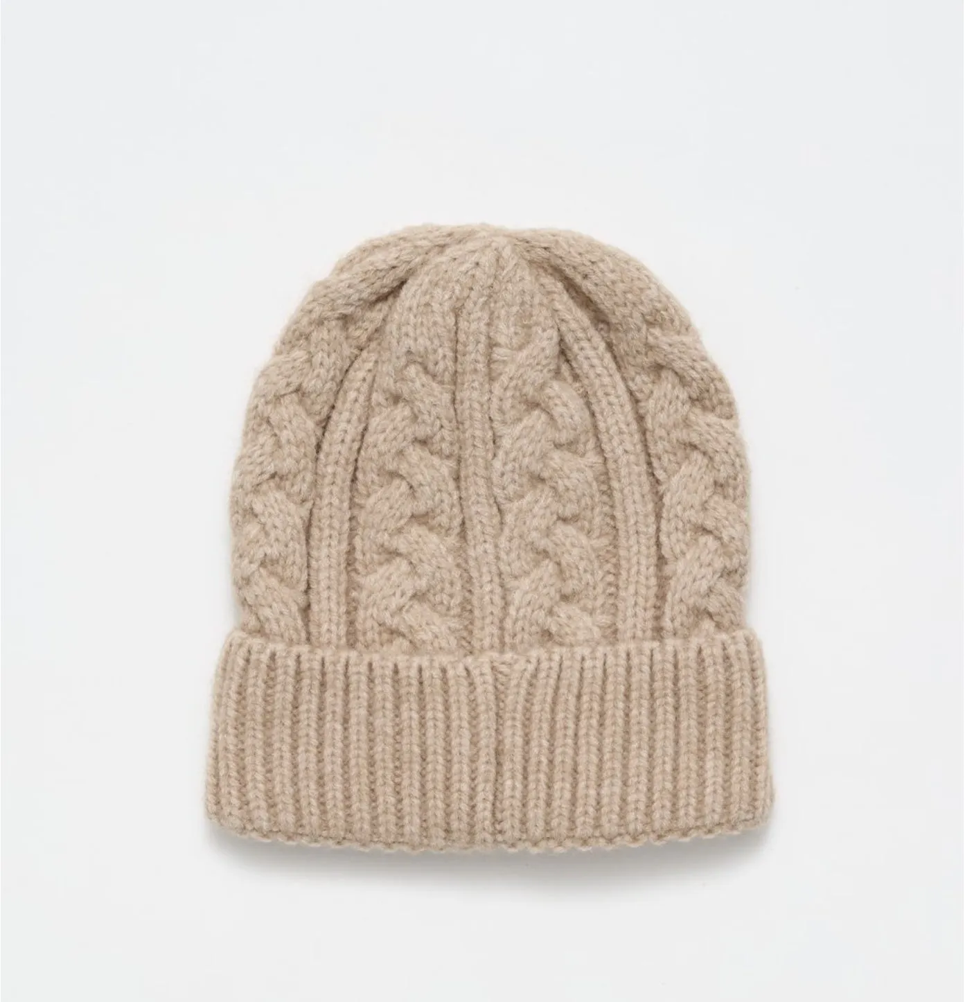 Dusk Pink Cable Knit Beanie by Stella + Gemma