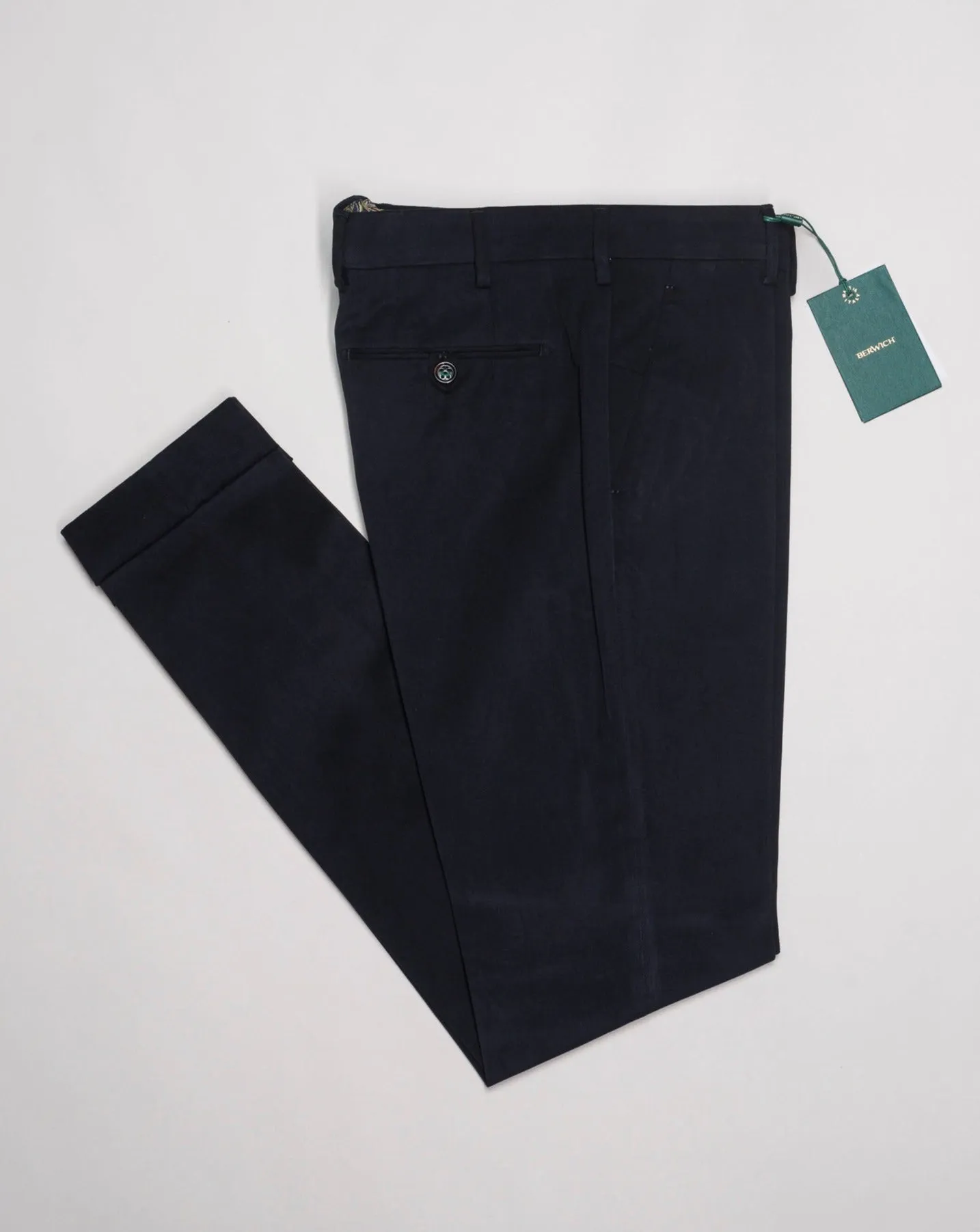 Stylish Navy Chinos by Berwich